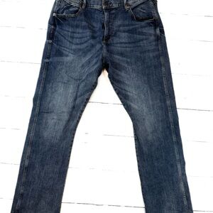 Men's Slim Fit Denim Jeans - Deep Blue
